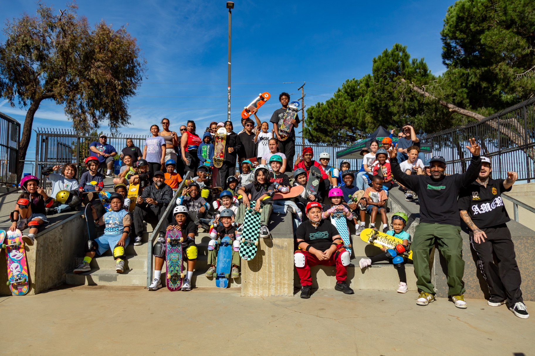 Pushin' Forward youth skateboarding event